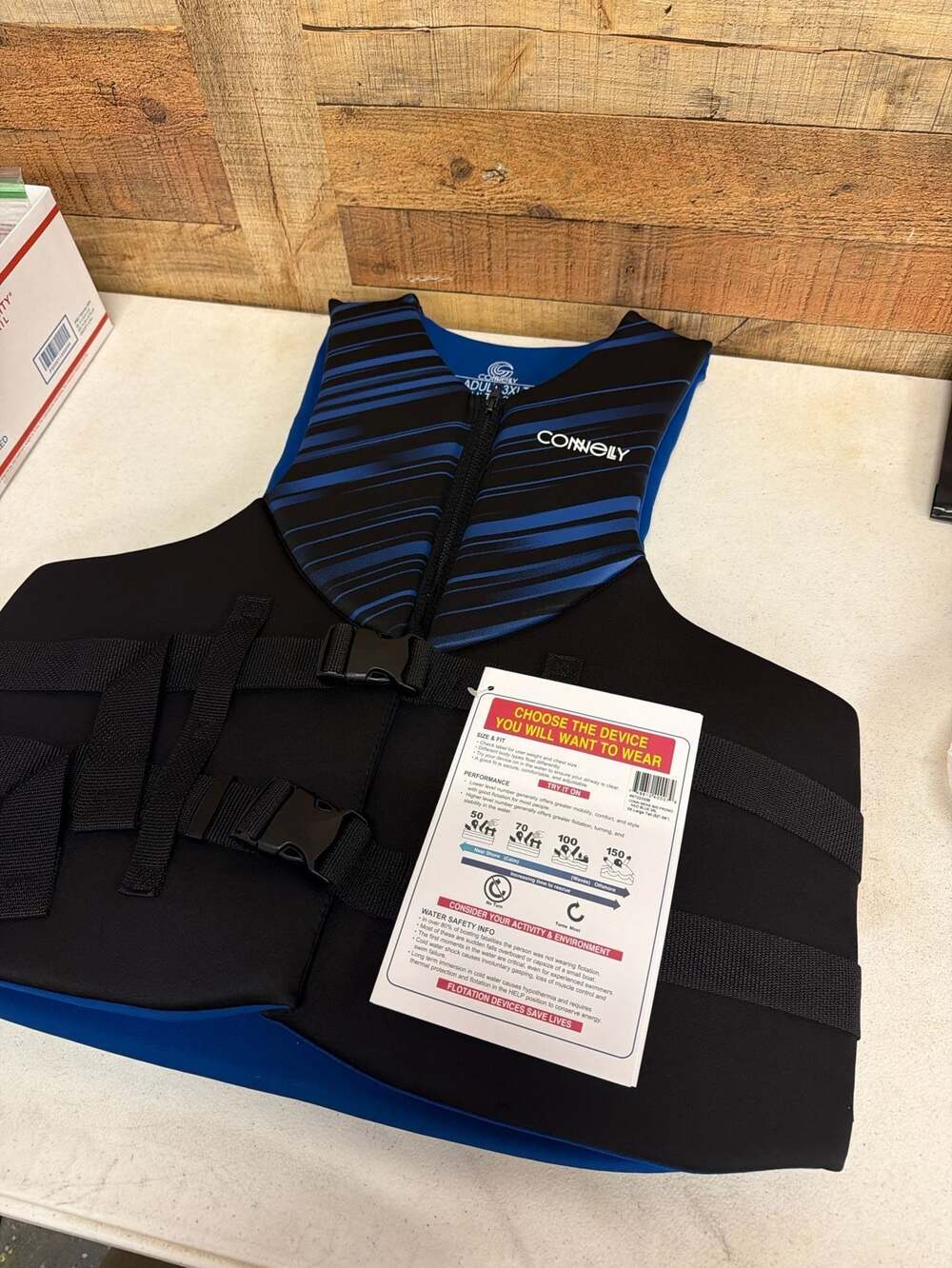 Connelly Big Promo Neo CGA Life Jacket - Blue 3XLT